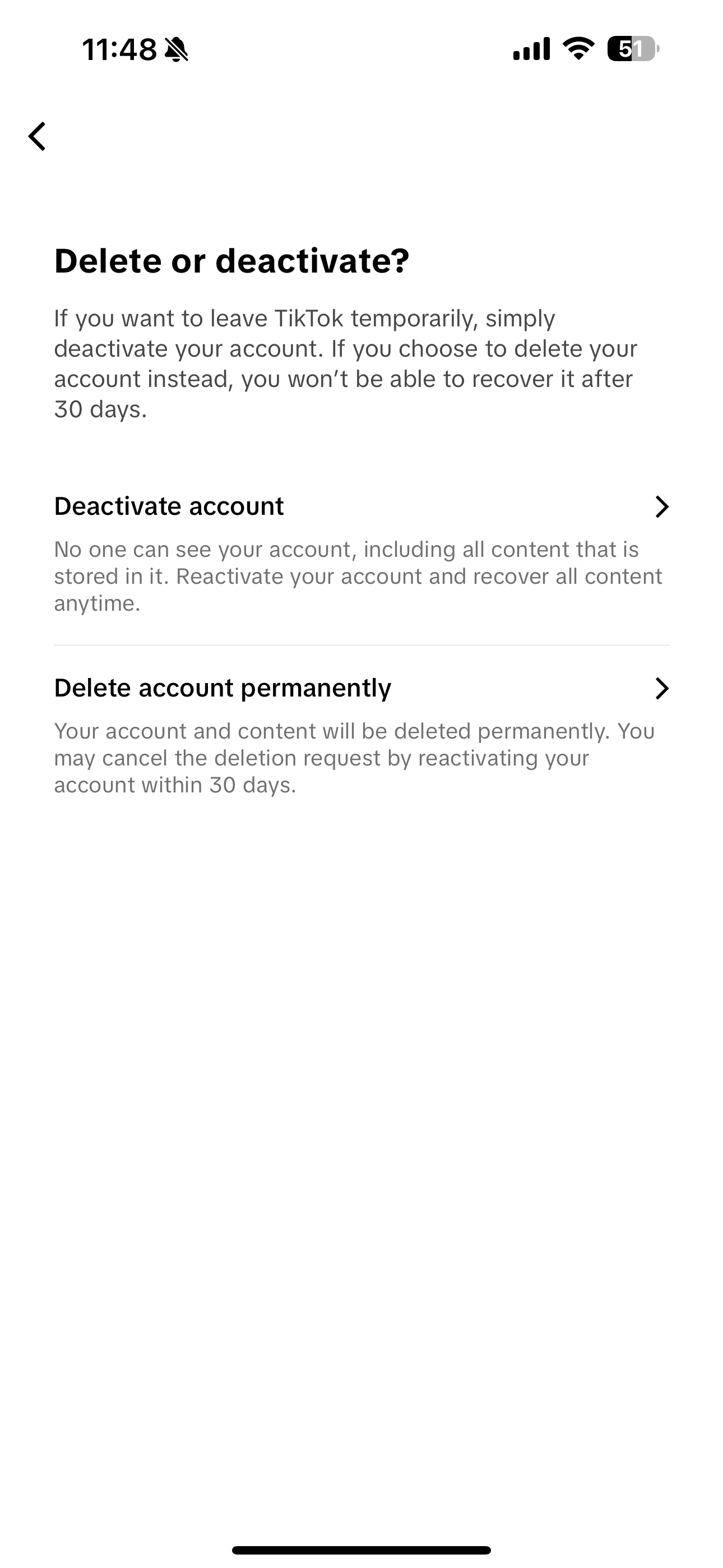 Delete TikTok on phone step 6