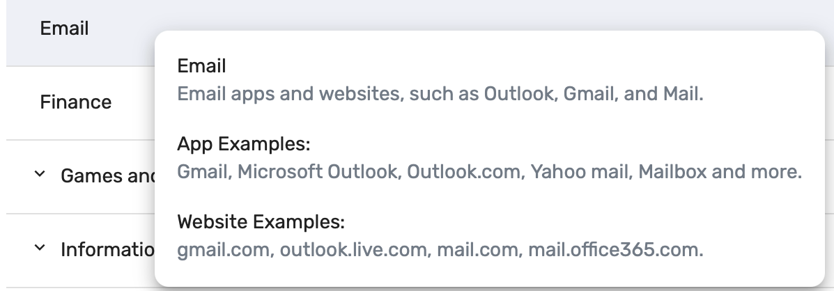 Canopy lets you block or allow email programs