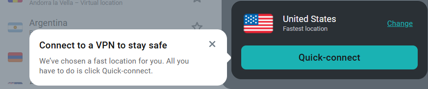 Surfshark tutorial explaining how to connect to the VPN