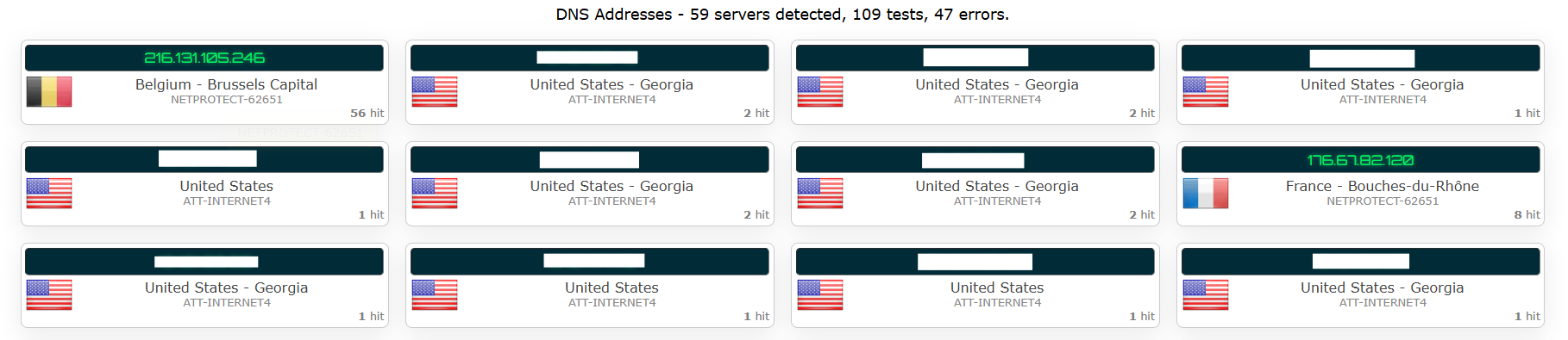 StrongVPN's kill switch test results (failed).