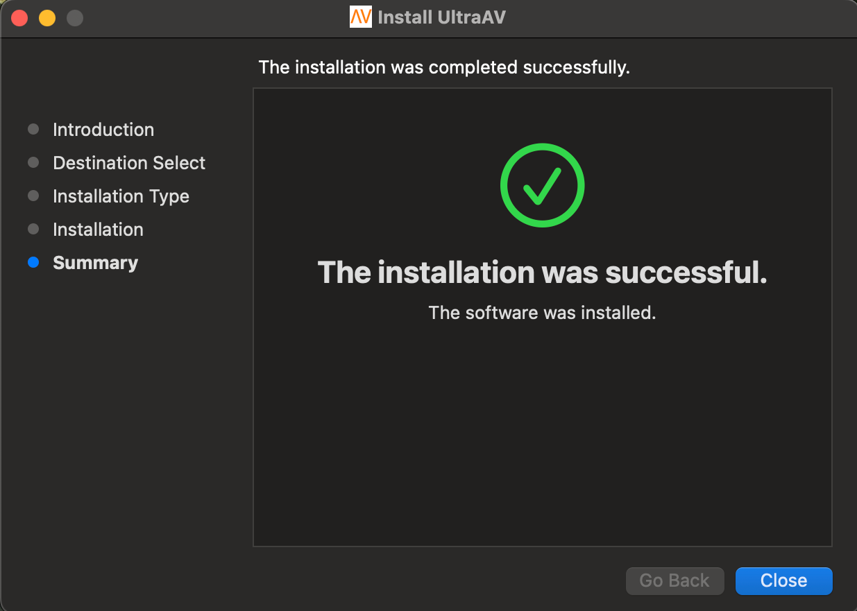 UltraAV setup for All About Cookies