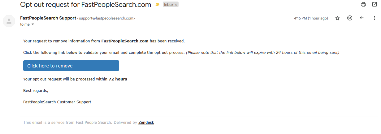 FastPeopleSearch removal step 7