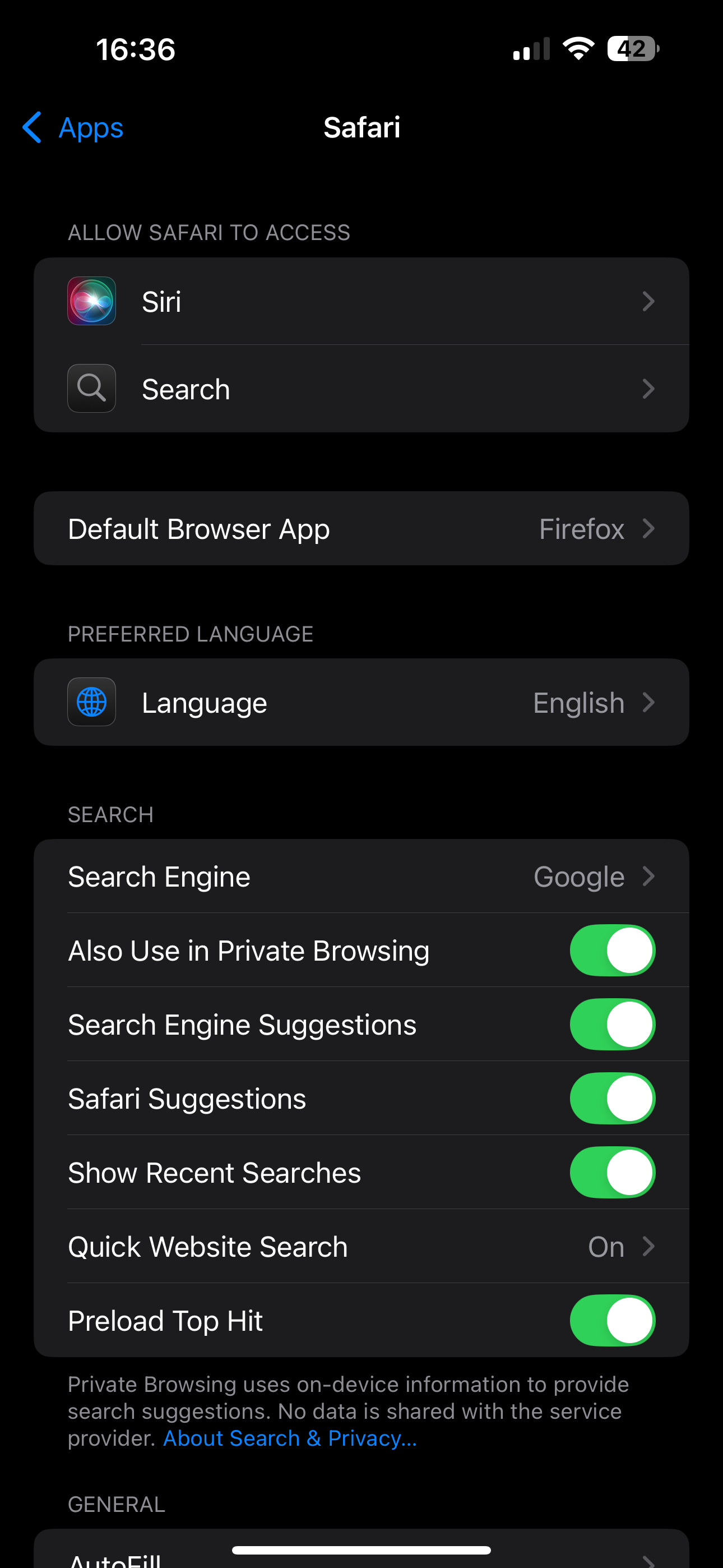 iOS Safari