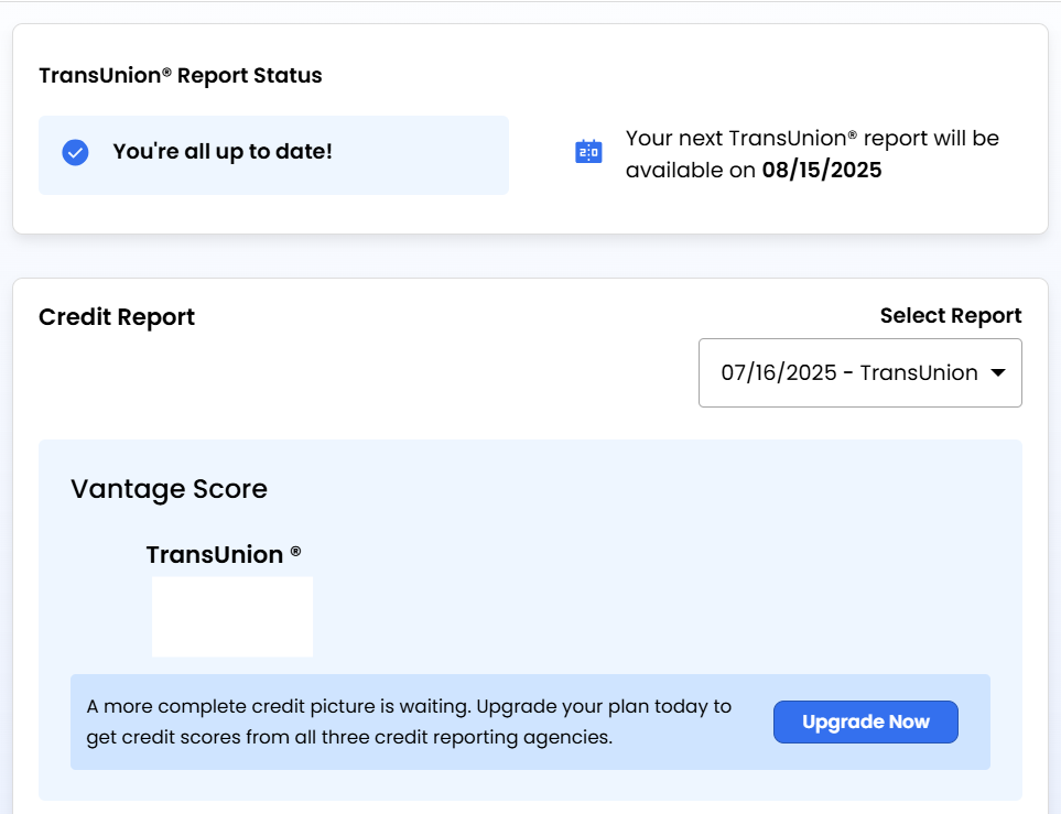 OmniWatch credit report 