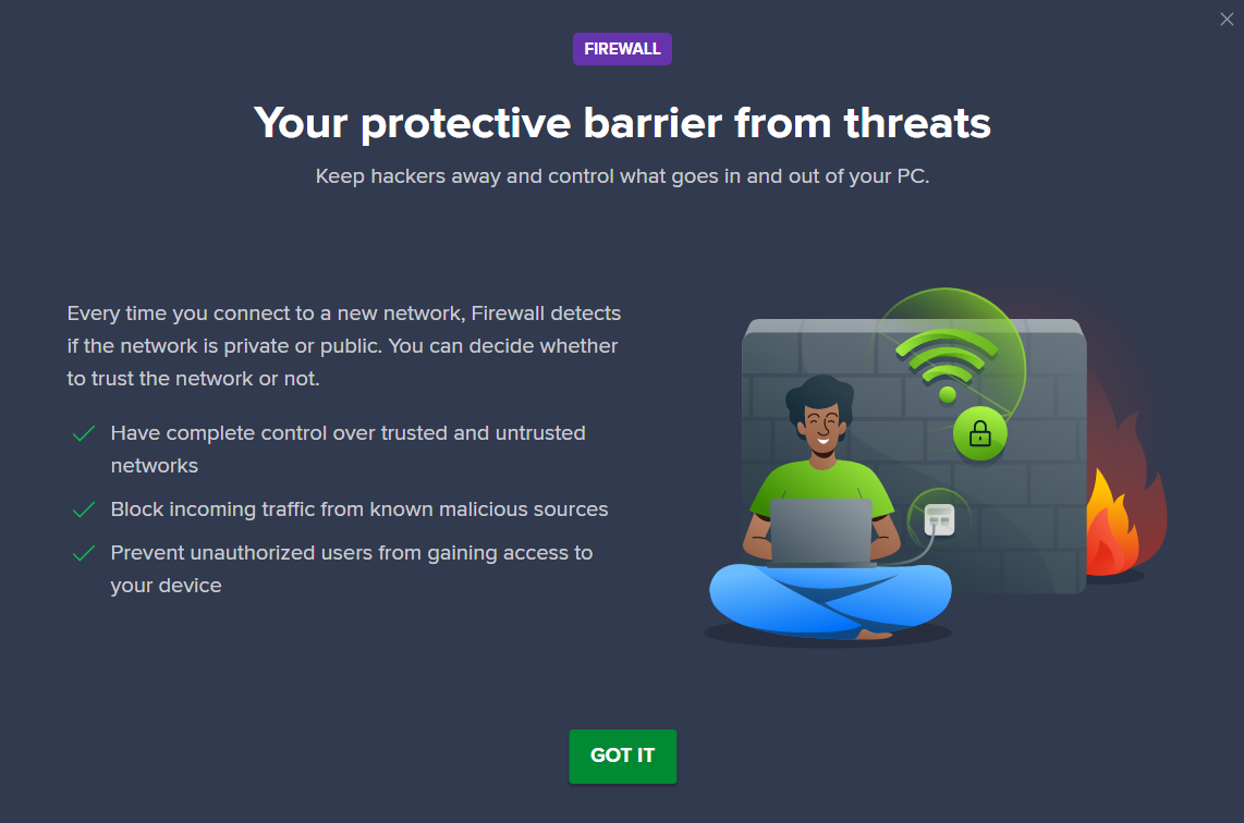 Avast Firewall feature explanation