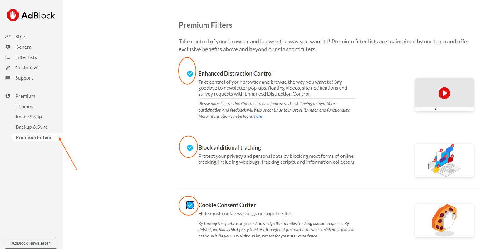 AdBlock Premium Filters