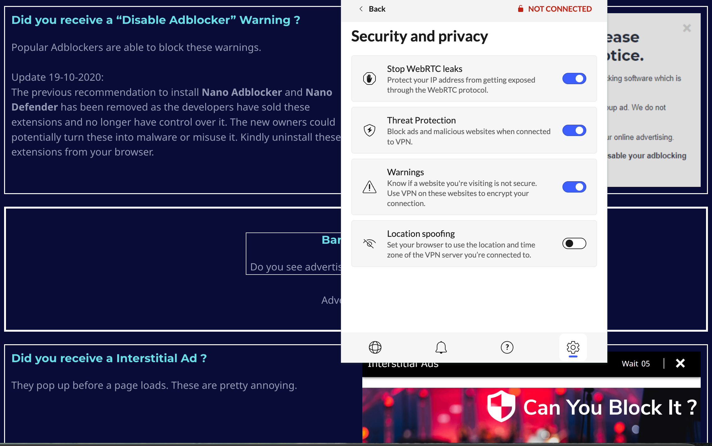 NordVPN Threat Protection Can You Block It Results (3/3).