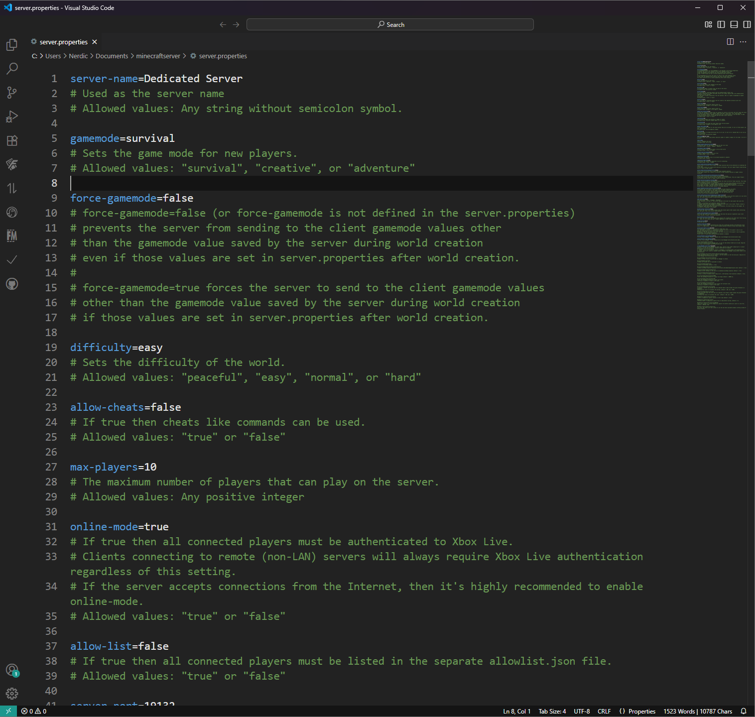 Green code on a black background