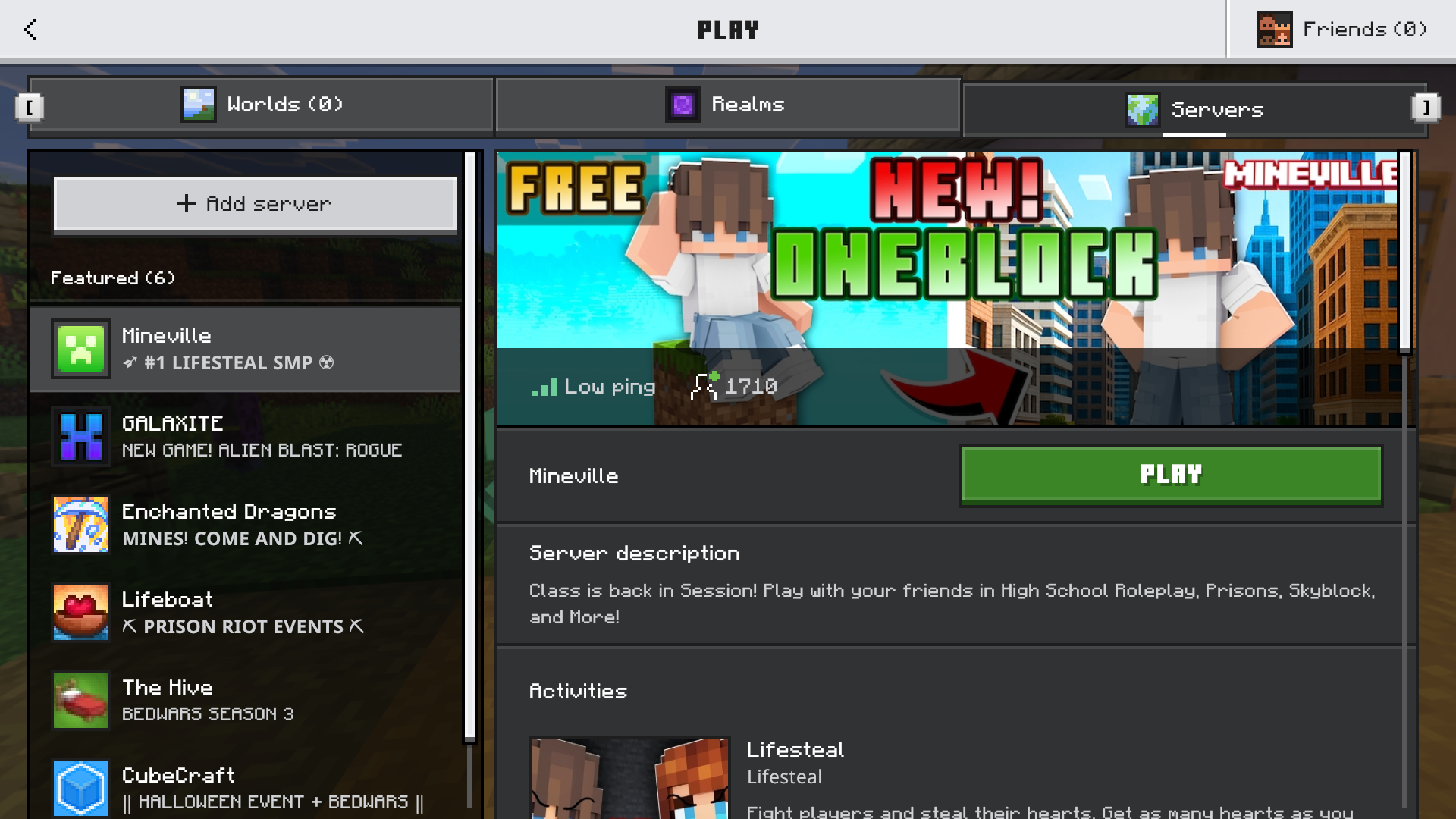 Mineville play