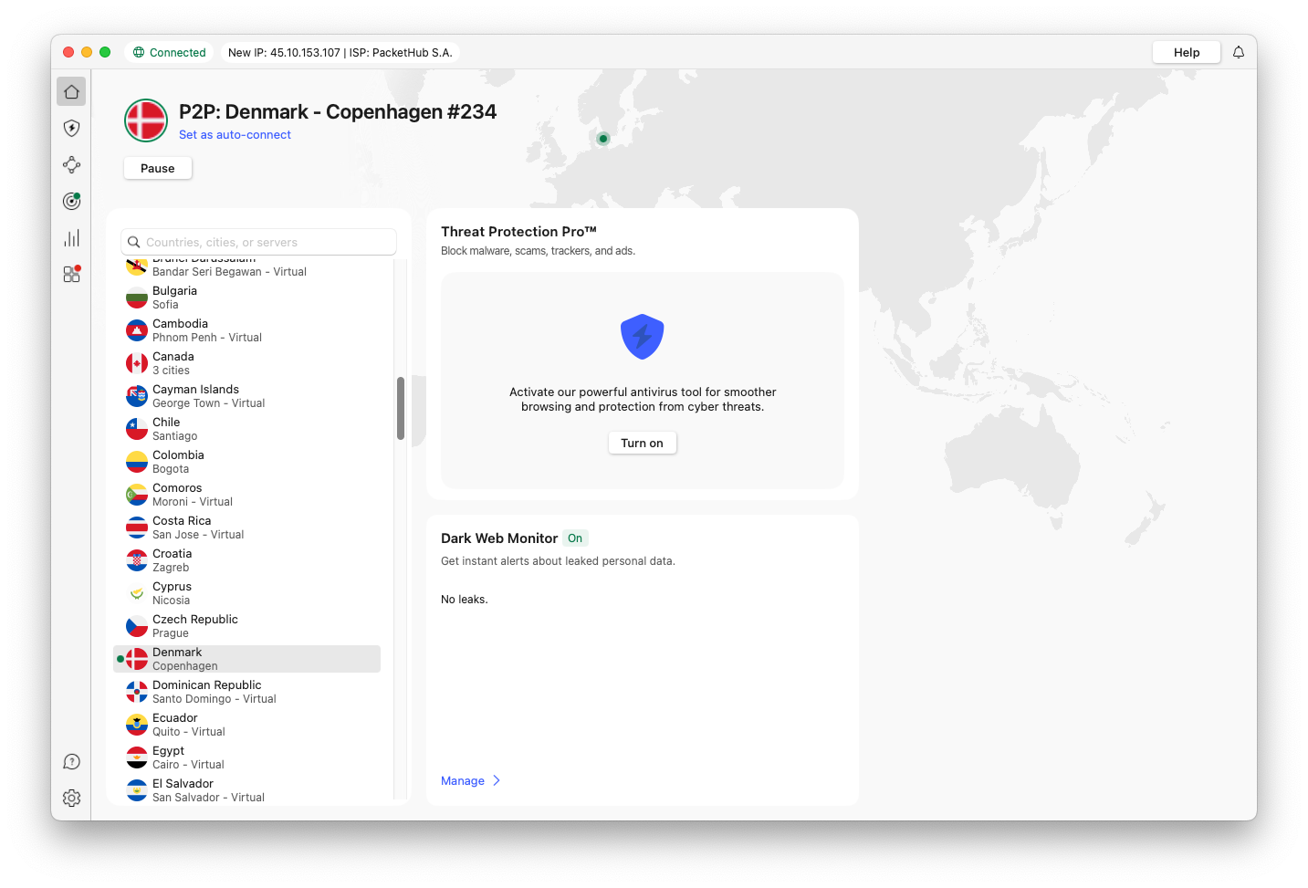 Try another VPN server to bypass VPN blocks