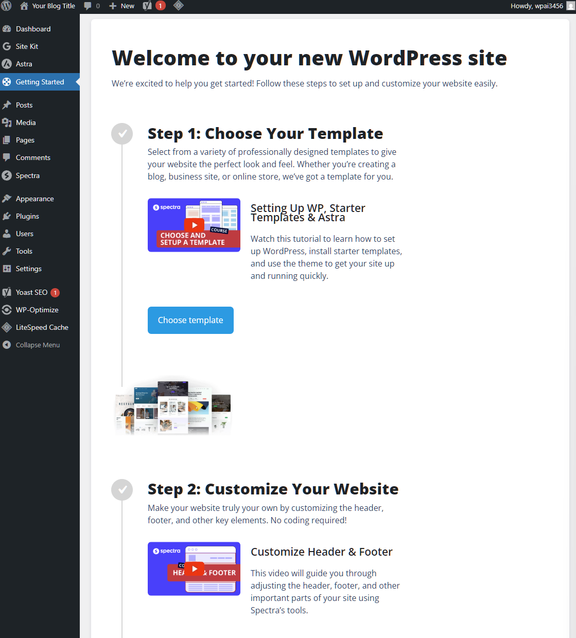 ScalaHosting AI website building