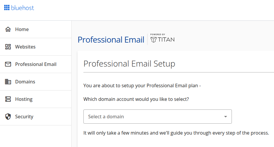 Bluehost review email