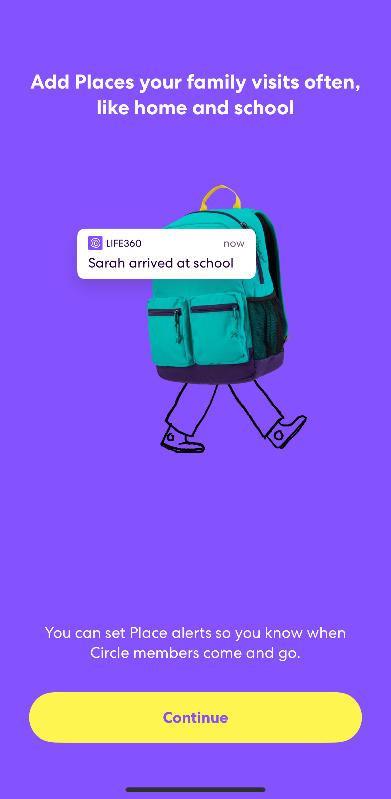 Life360 location alert 