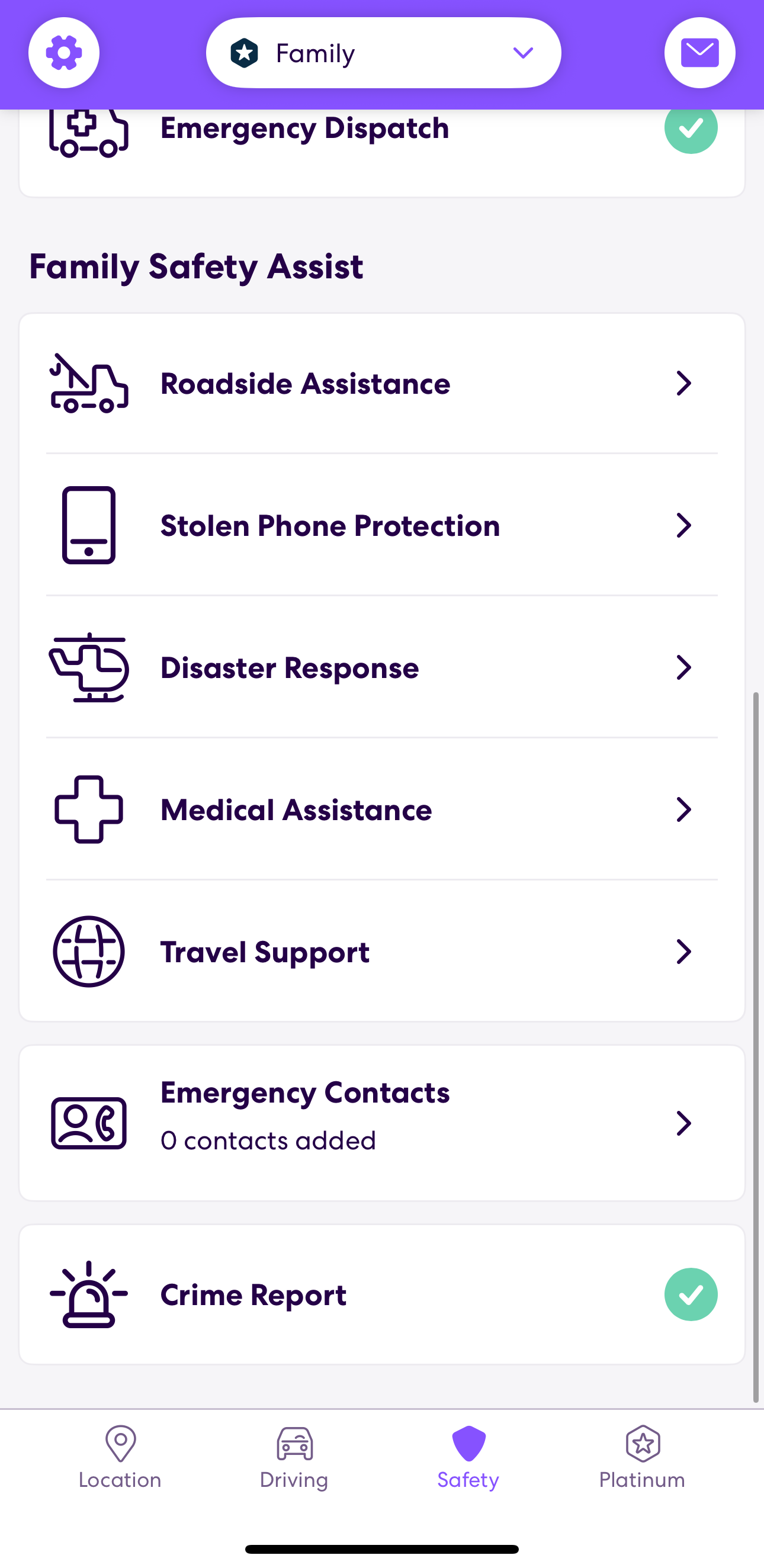Life360 alerts setup