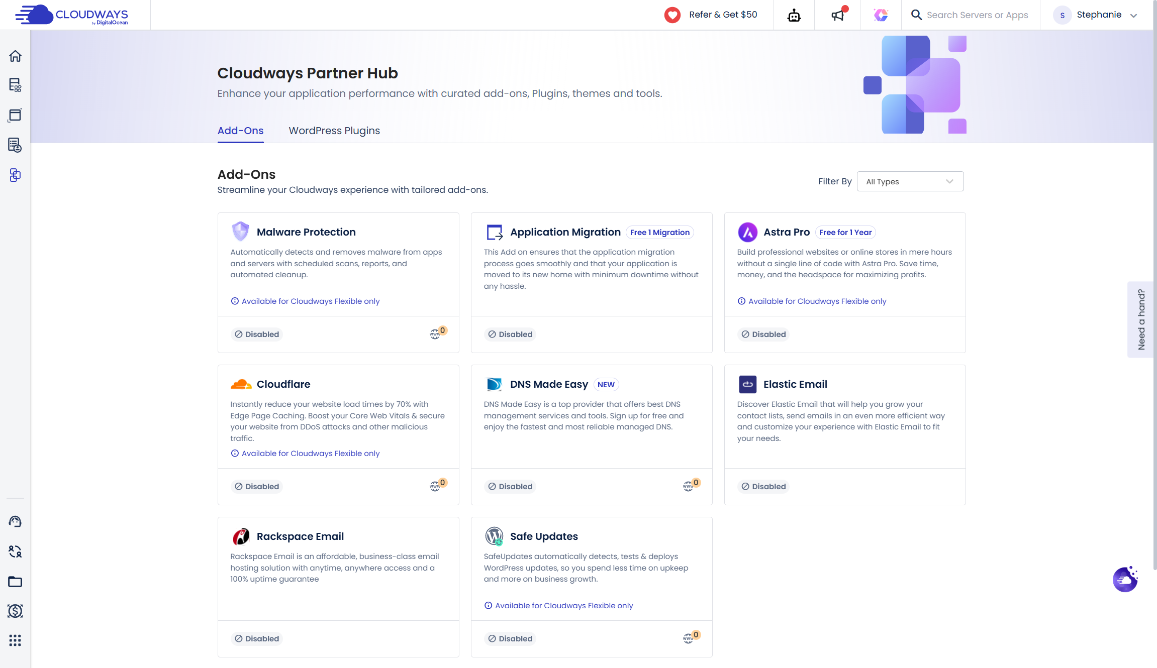 Cloudways feature wordpress