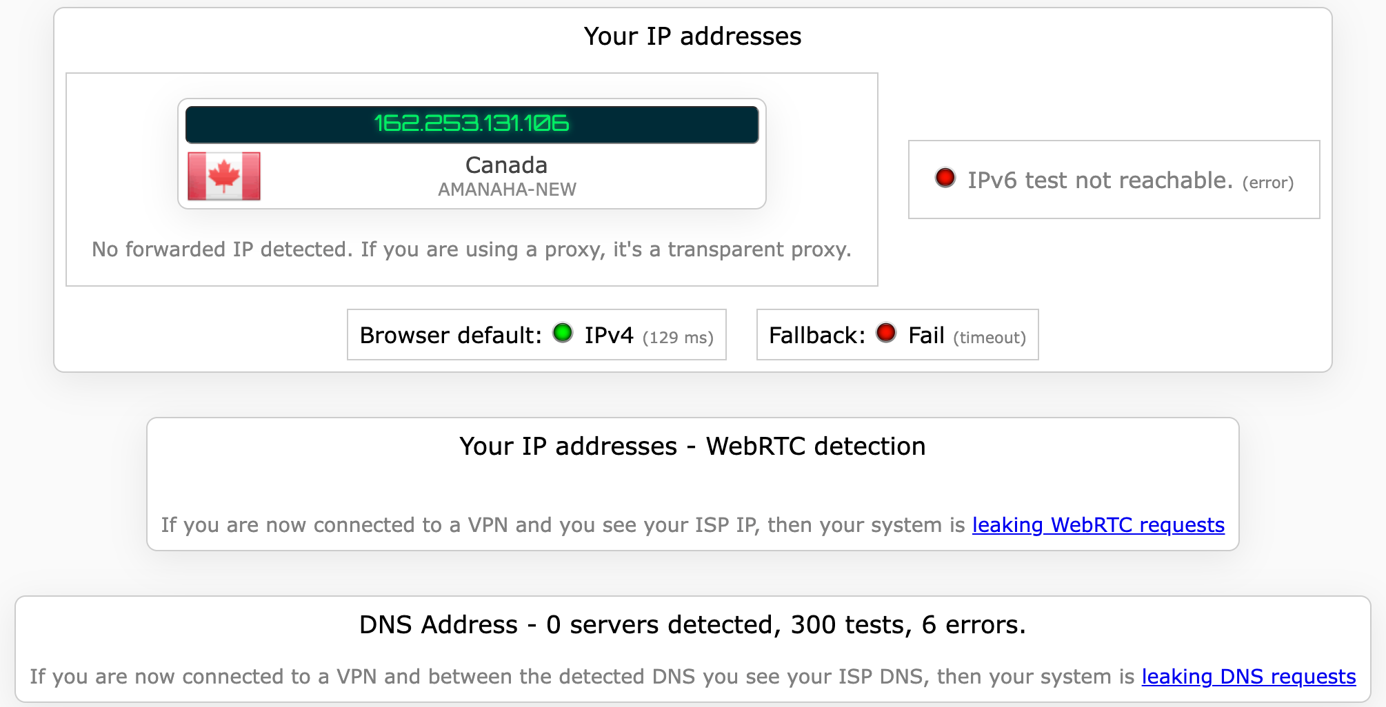 KeepSolid VPN Unlimited's kill switch test results (pass)