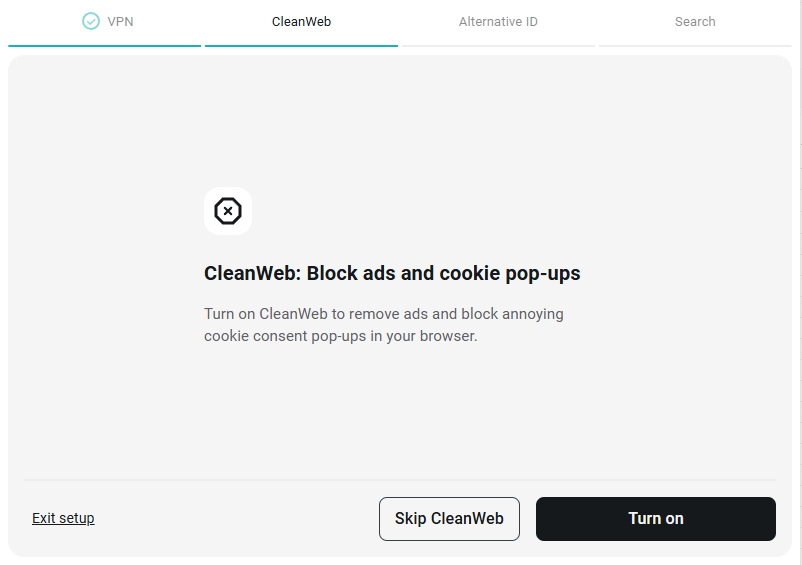 Surfshark browser extension setup walkthrough
