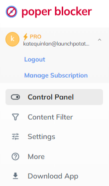 Select Manage Subscription