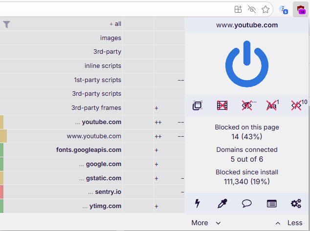 uBlock Origin Edge extension