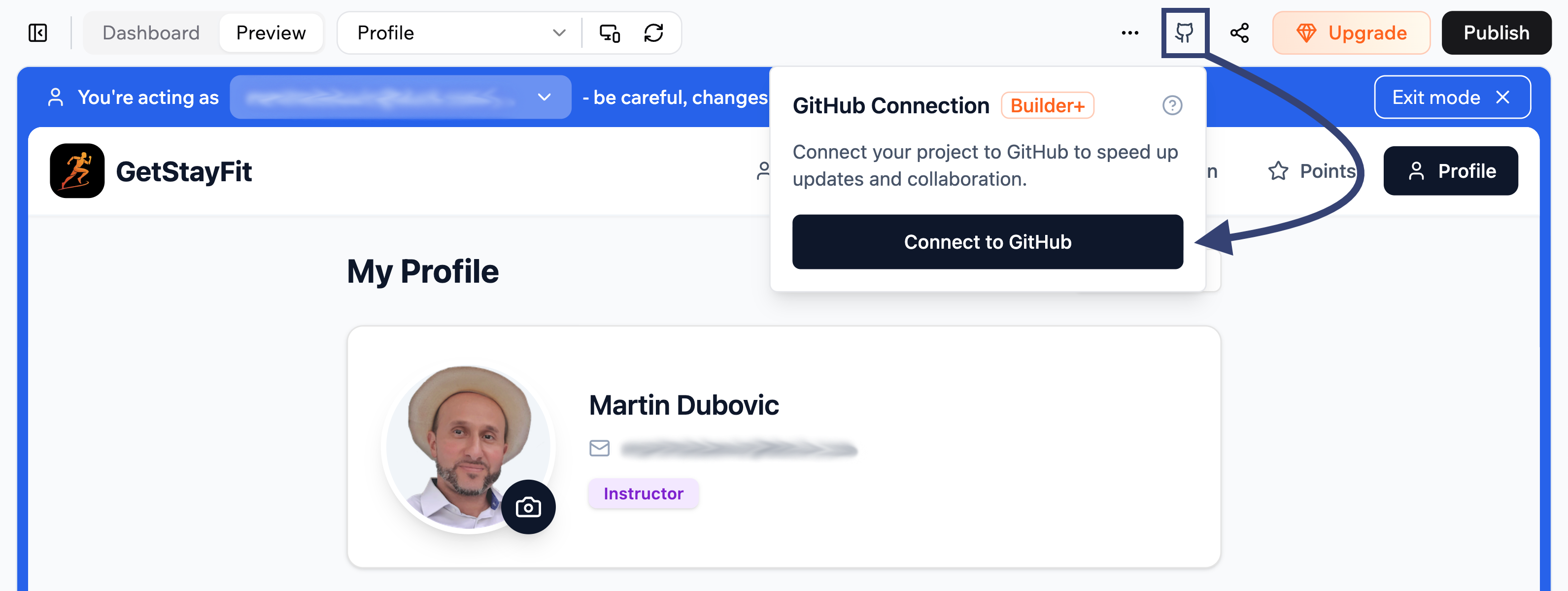 Base44 GitHub integration