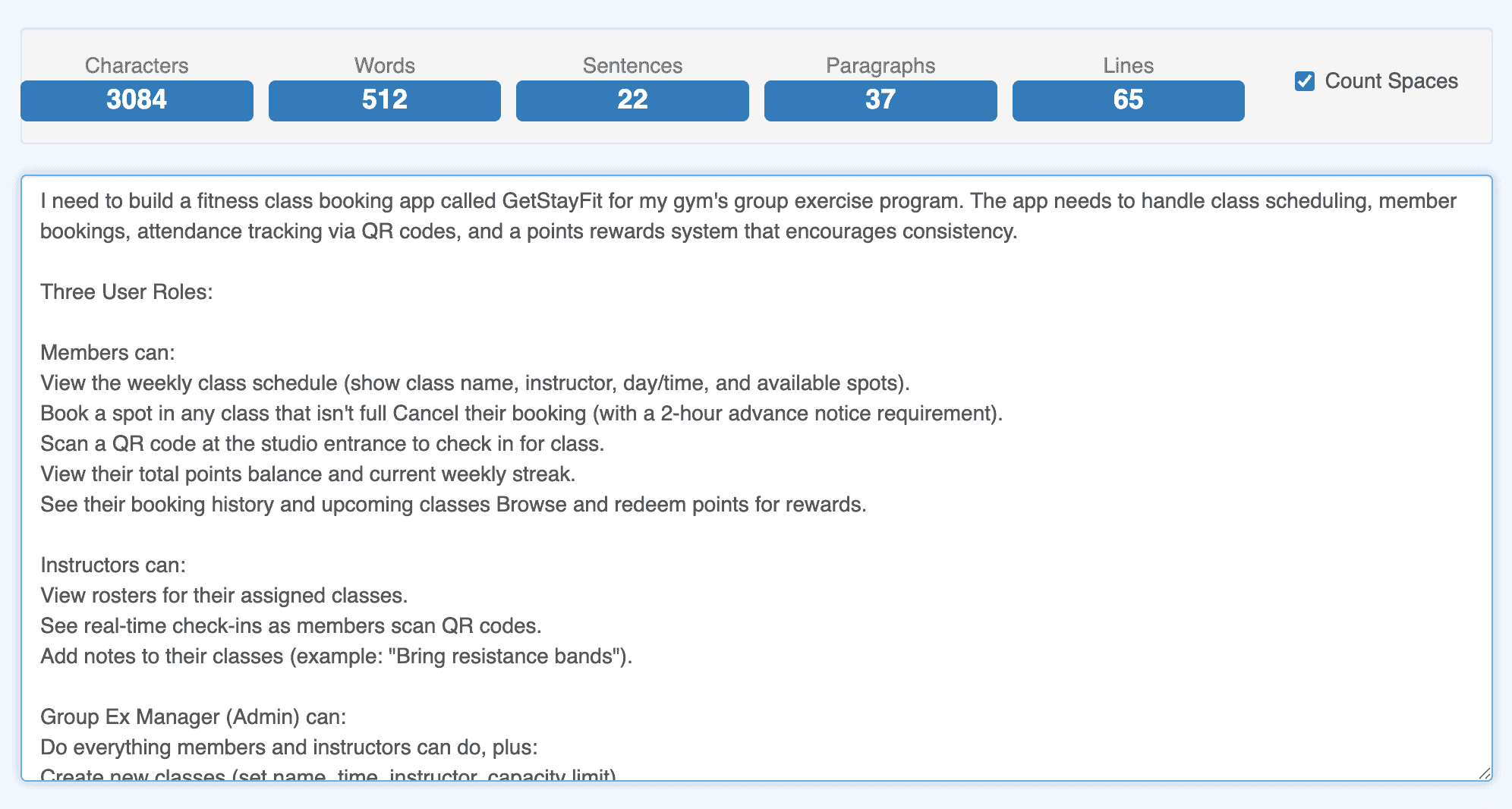 Initial Base44 prompt for All About Cookies test app