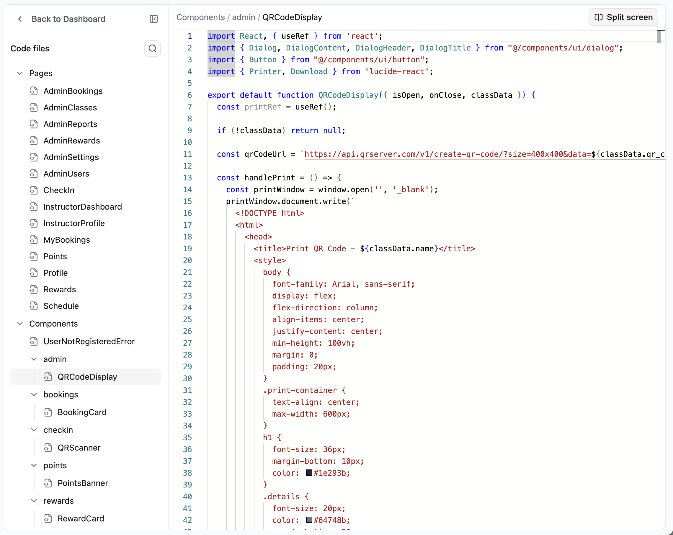Manual code editor for All About Cookies Base44 review