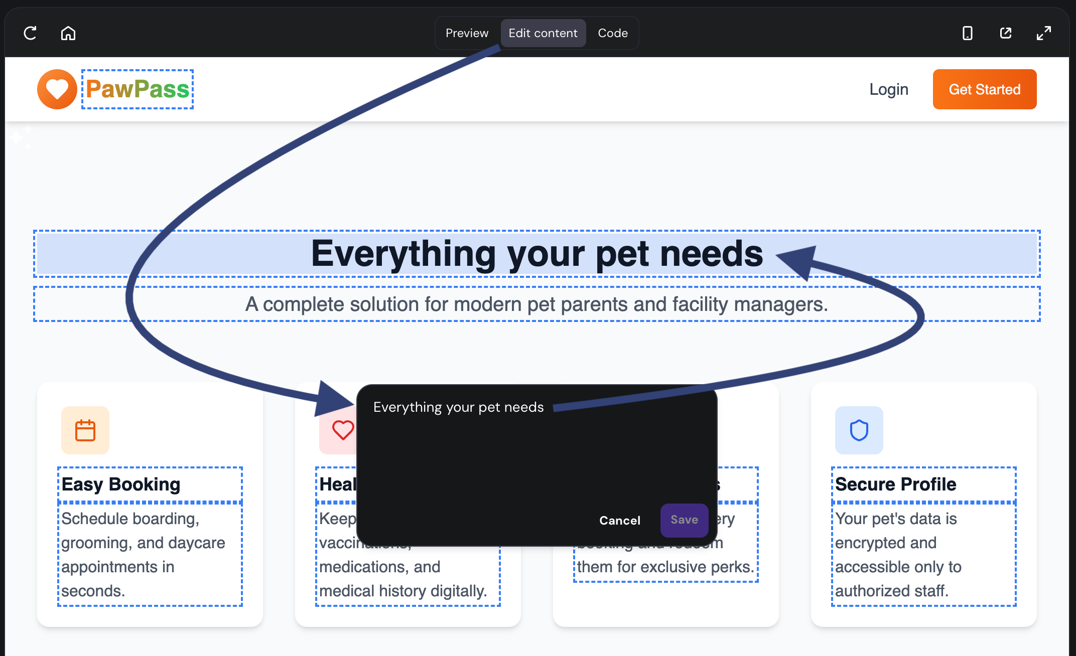 Manually edit code with Hostinger Horizons