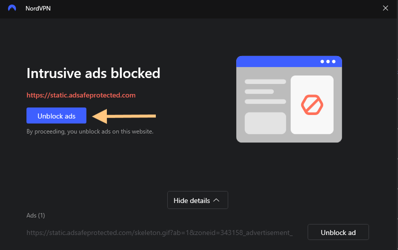 Whitelist a website with NordVPN Threat Protection Pro