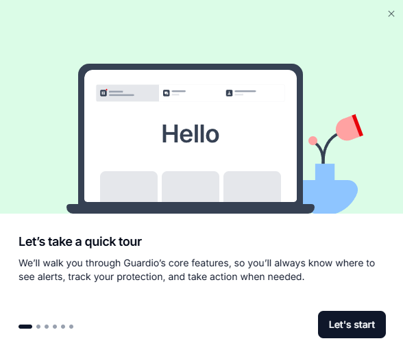 Tour of Guardio's core features and new dashboard