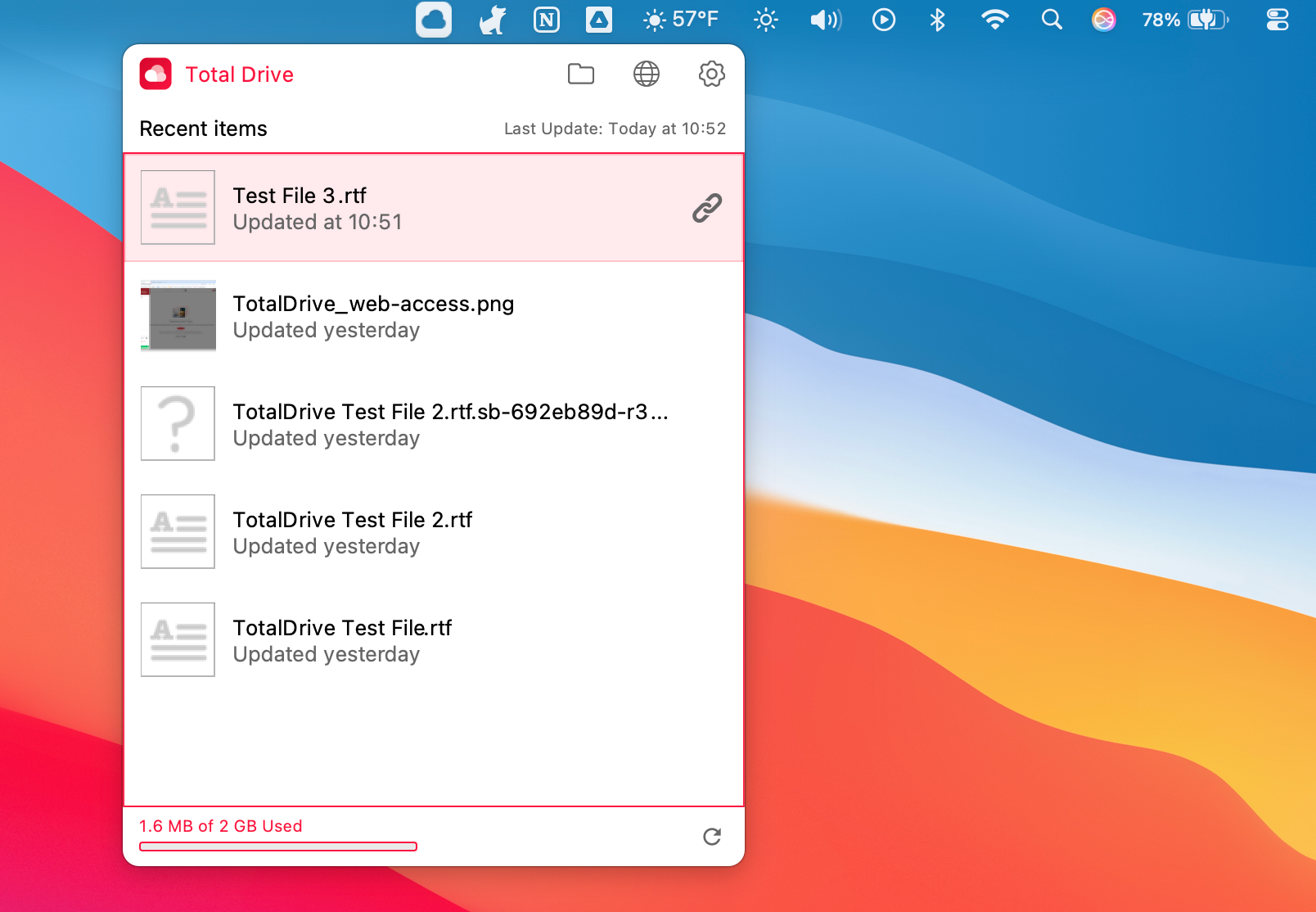 Sharing Total Drive files with macOS for All About Cookies