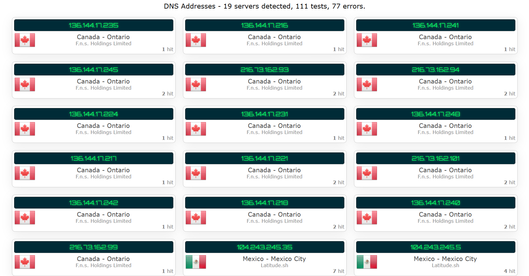 ExpressVPN's kill switch test results (pass)