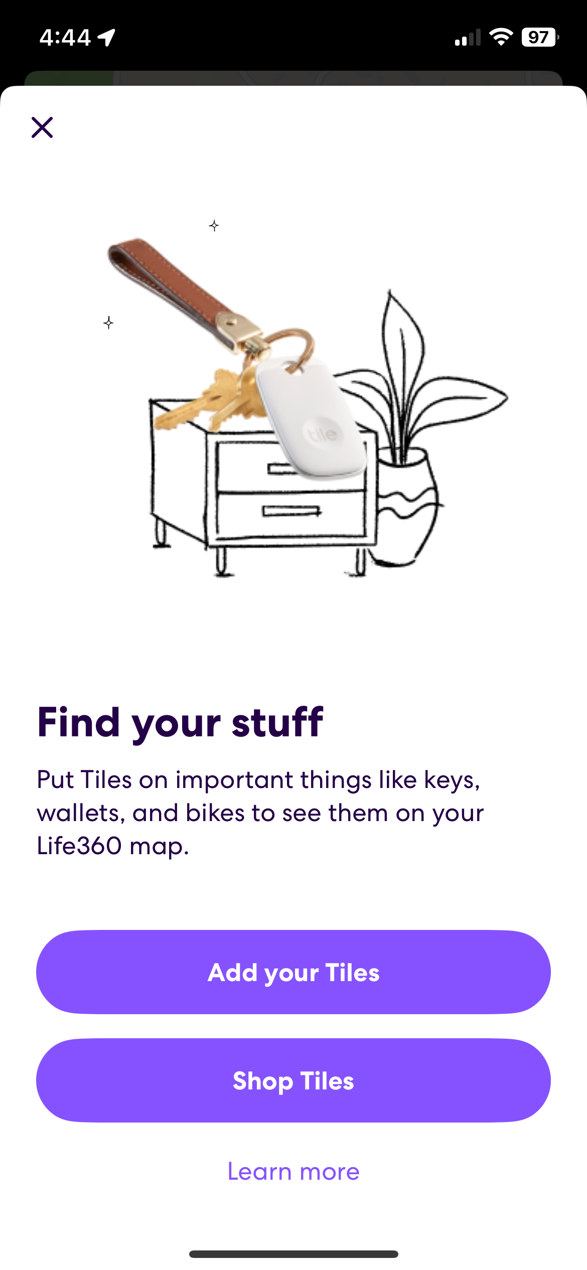 Life360 offers tile trackers