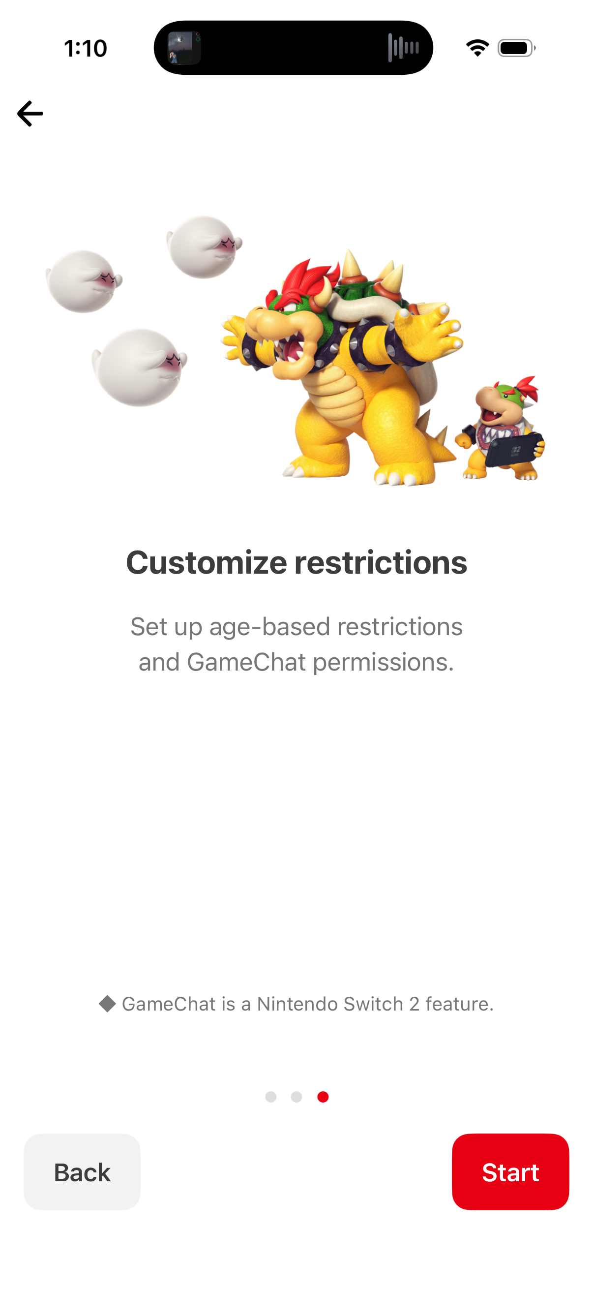 Nintendo Switch Parental Controls app customize restrictions