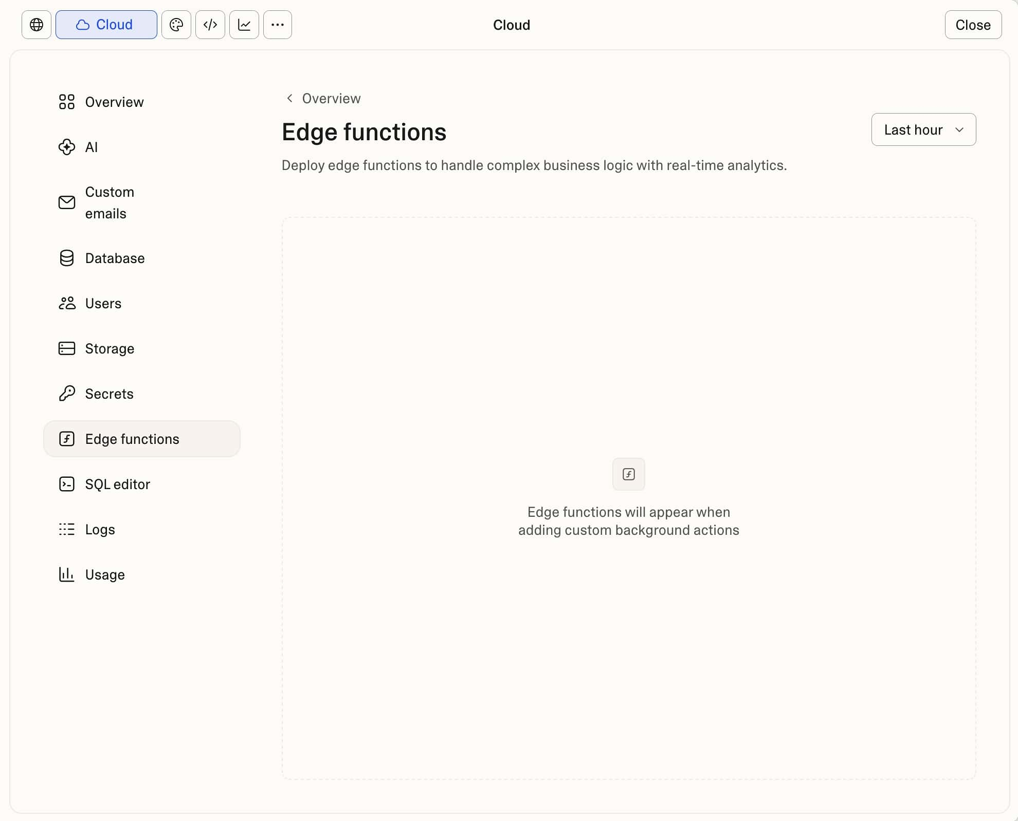 Lovable edge functions