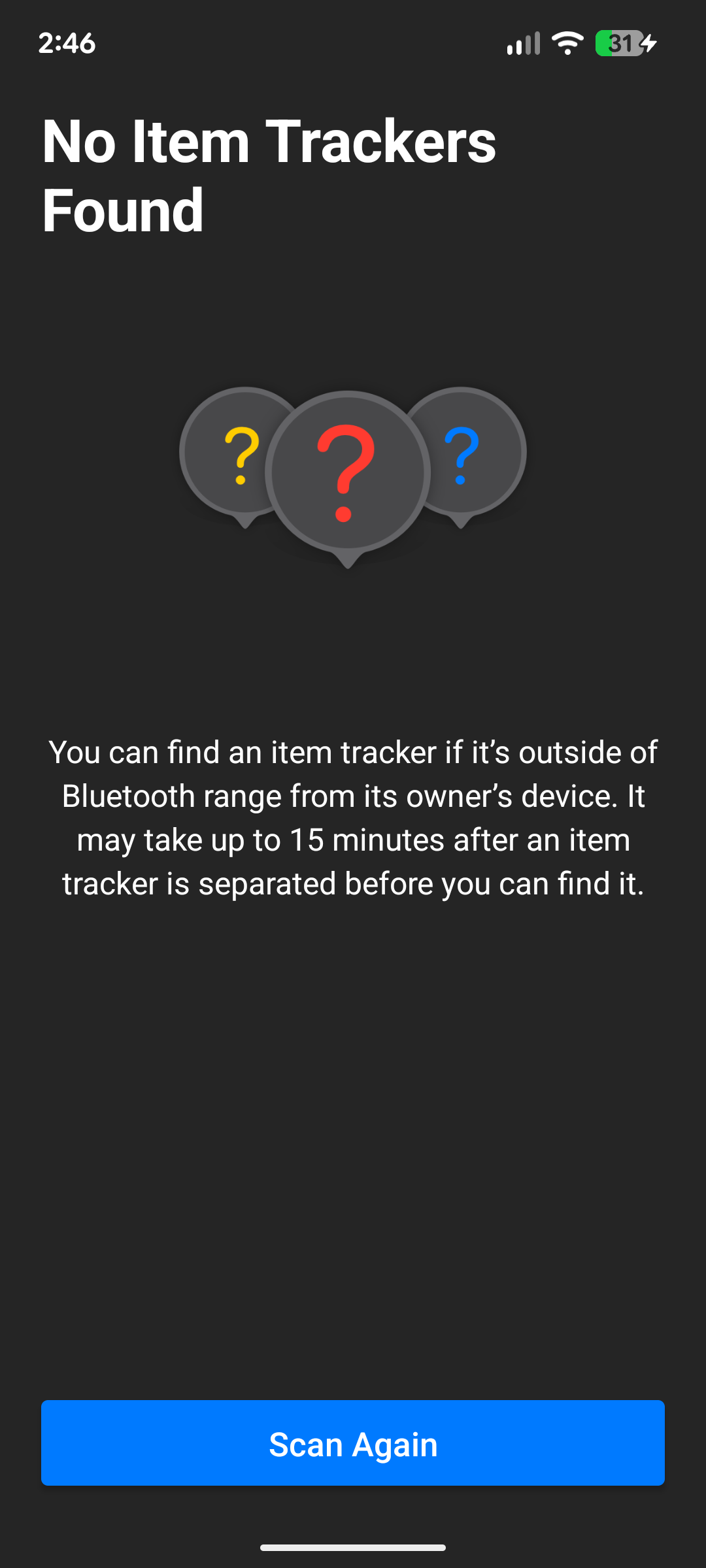 Scanning for hidden trackers using Android Tracker Detect