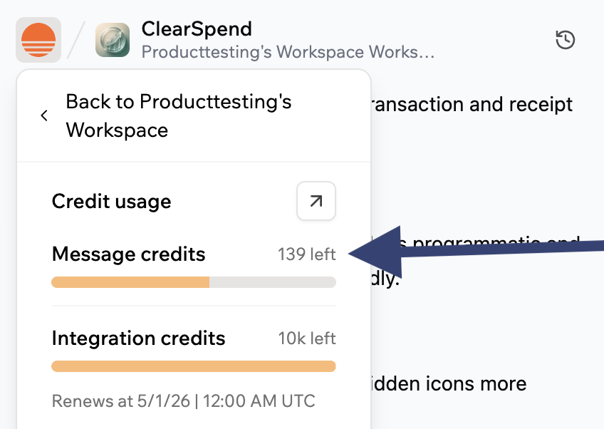 Remaining Base44 credits after building a complete app