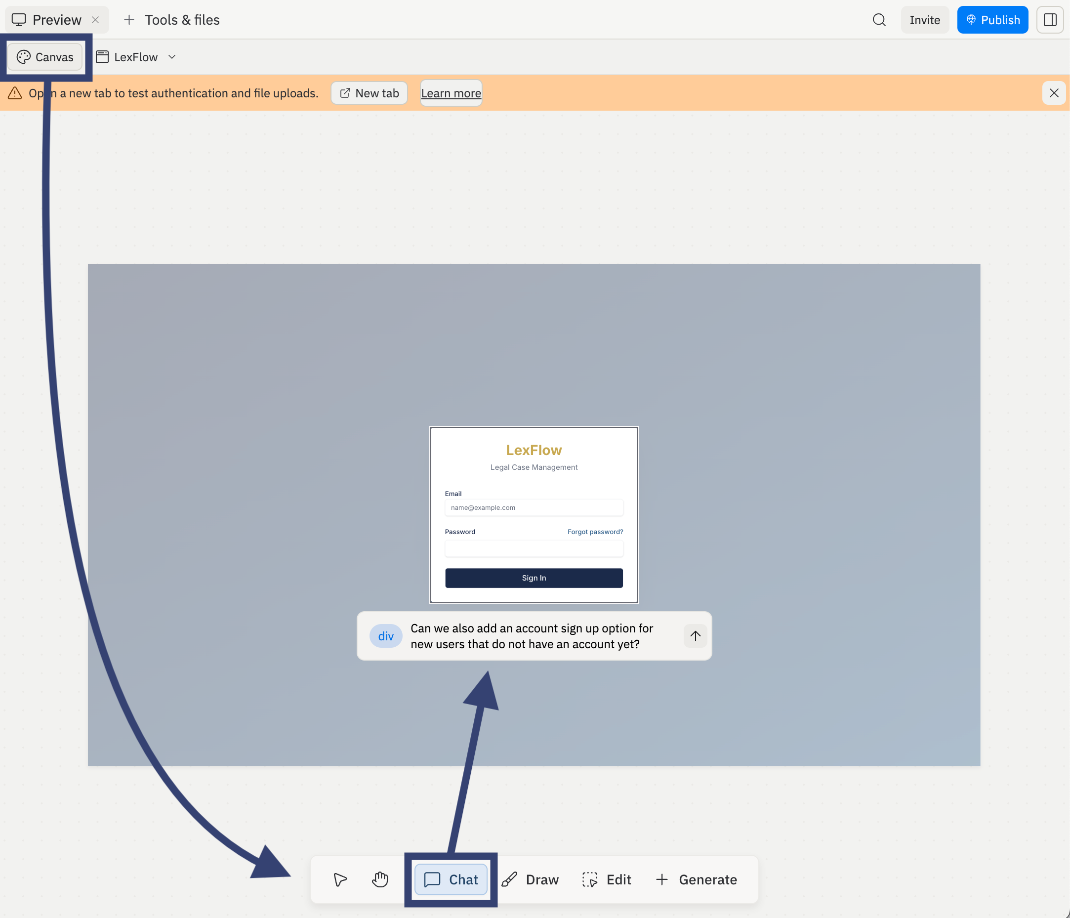 Replit Canvas Editor