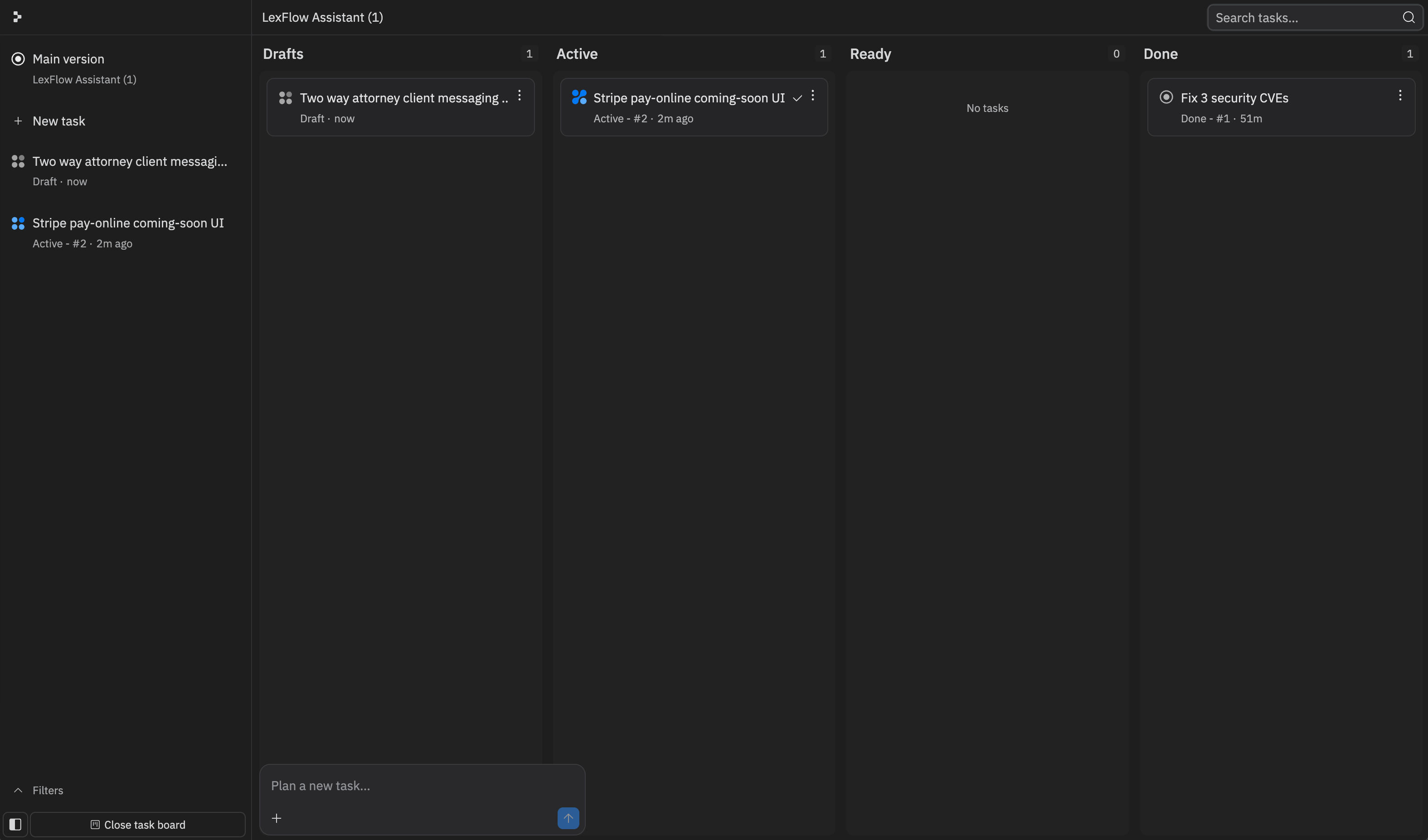 Replit task manager dashboard