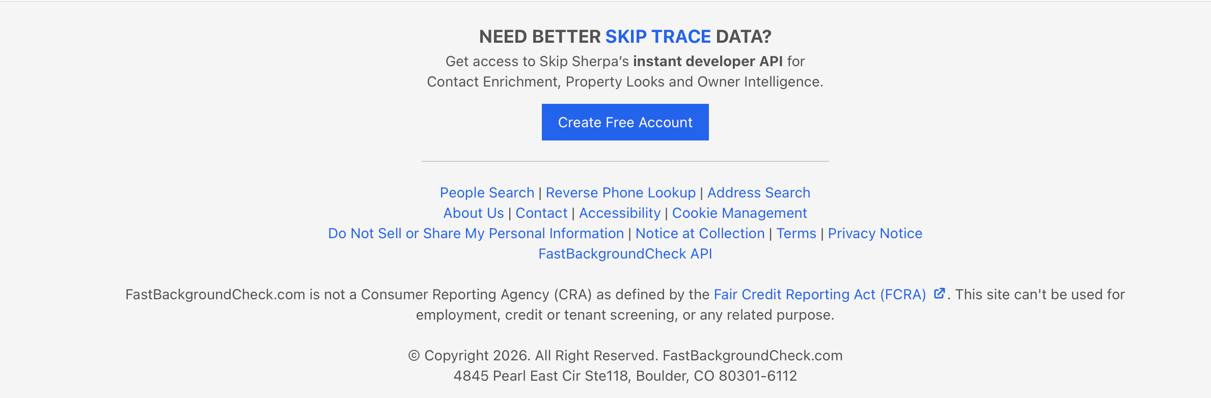 FastBackgroundCheck opt-out Step 1