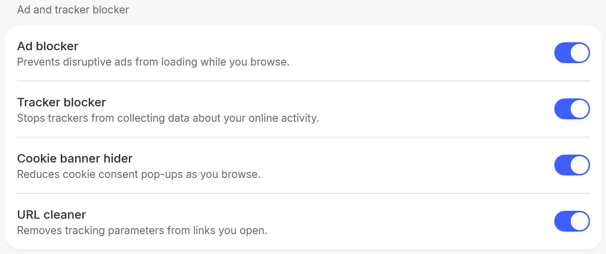 NordVPN Threat Protection Ad and tracker blocker features