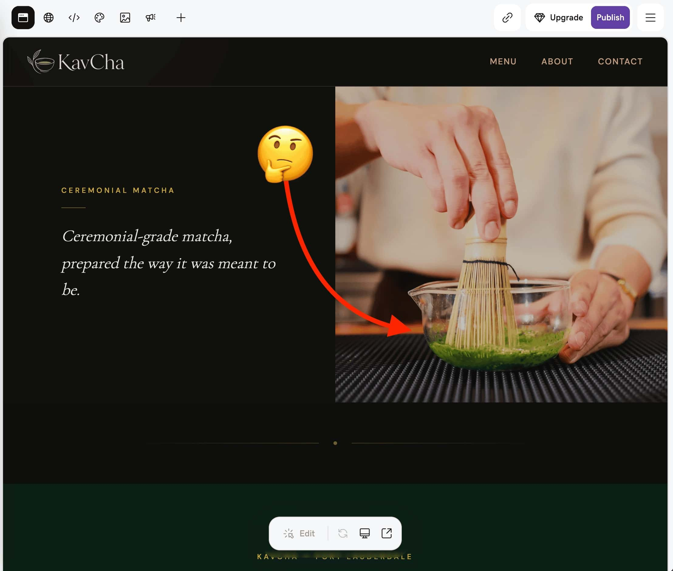 Example of a bad AI generated image