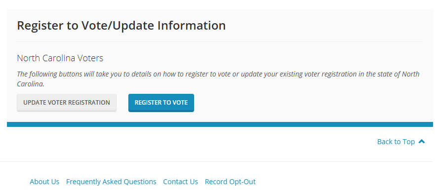 Scroll to bottom of page to modify your VoterRecords.com listing or Record Opt-Out