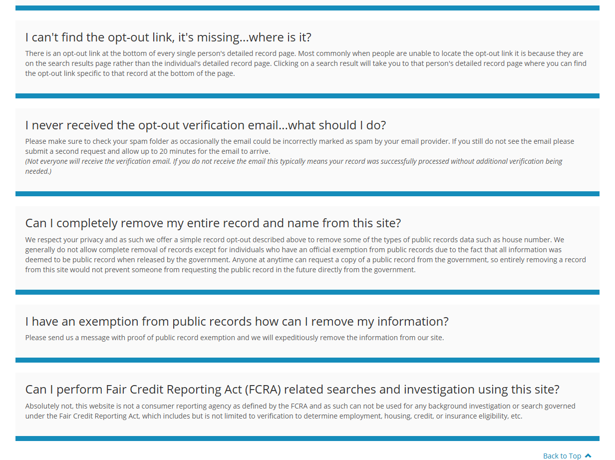 VoterRecords.com FAQs