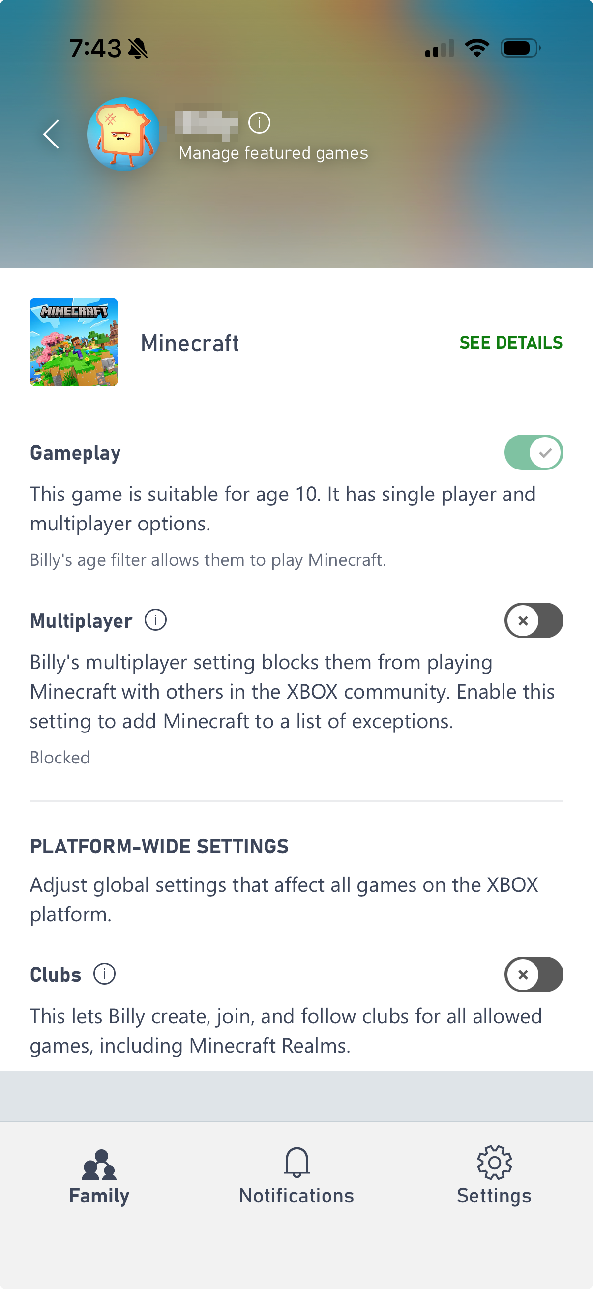 Manage Multiplayer on Xbox