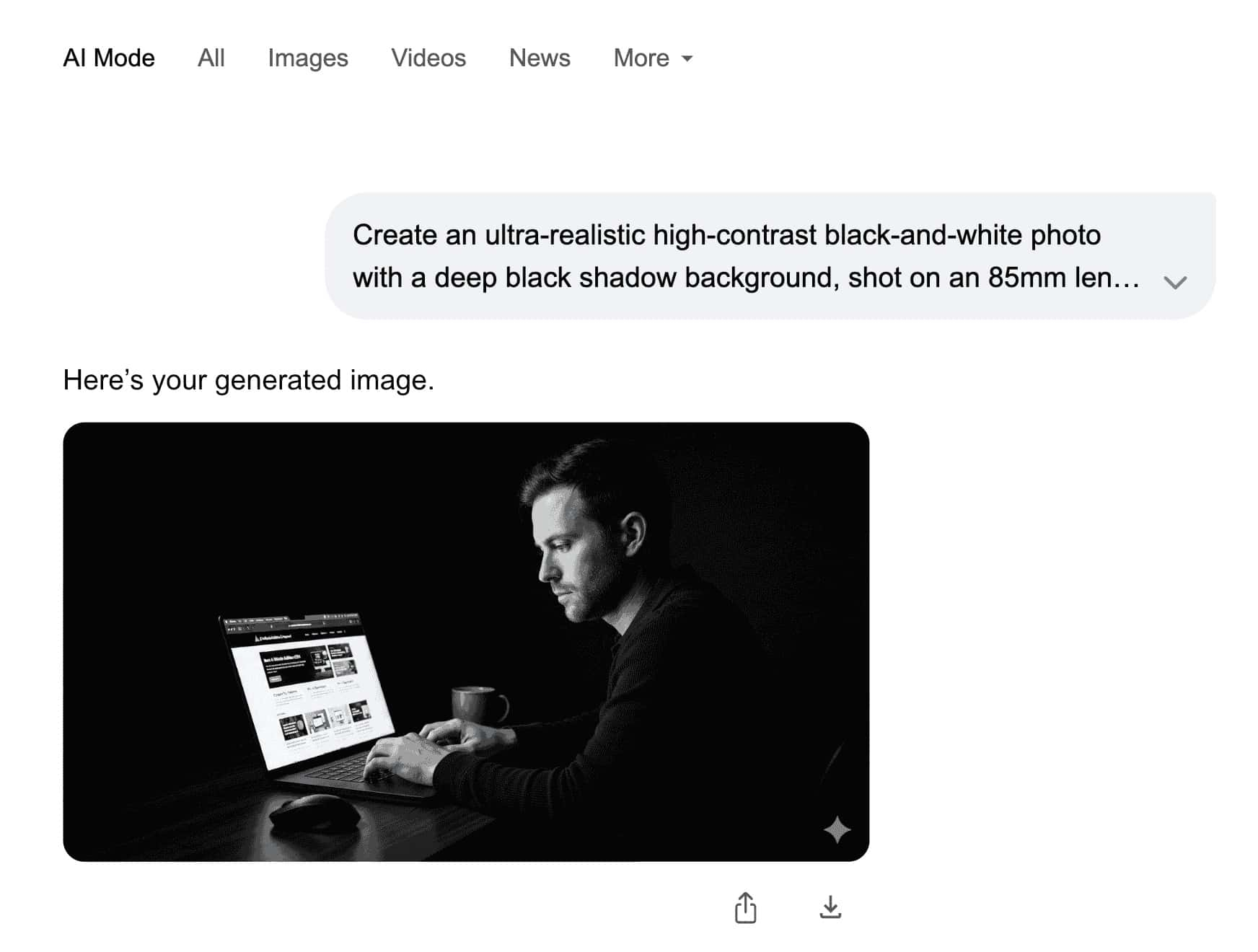 Comparing Hostinger AI Builder image prompt with Nano Banana 2