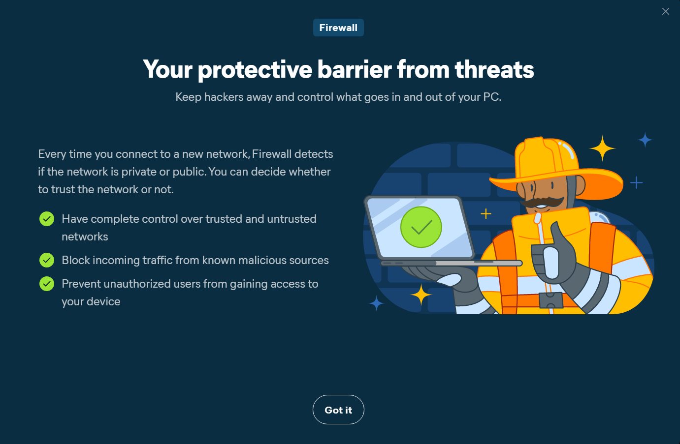 Avast Firewall feature explanation