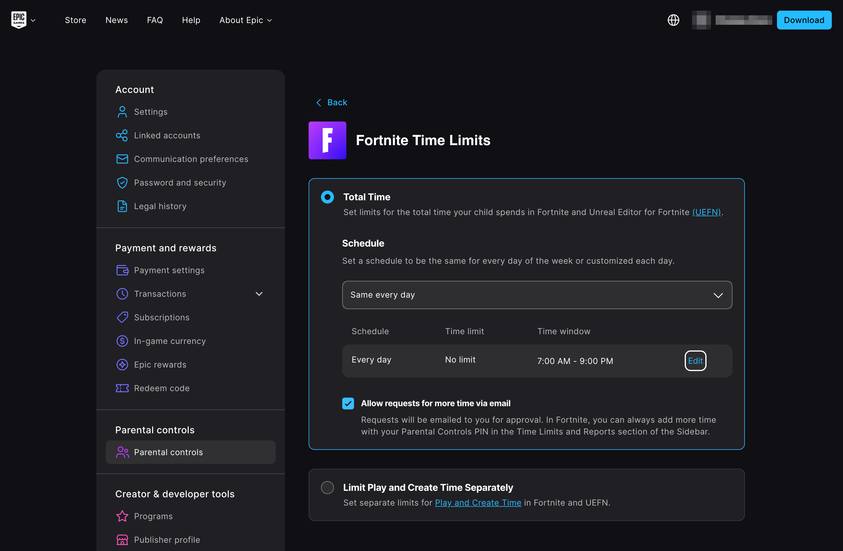 Fortnite Time Limits